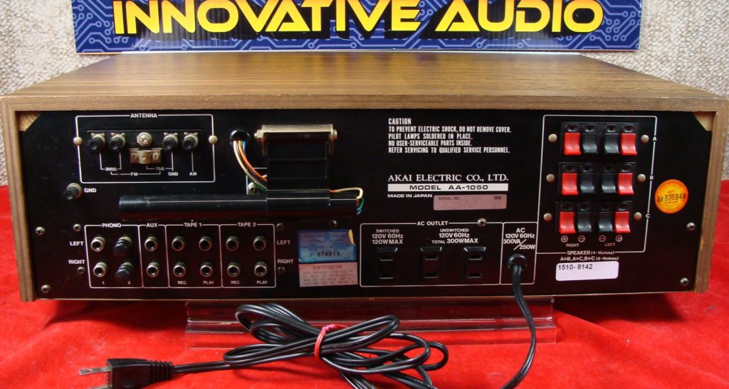 Innovative Audio Akai AA-1050 back – Innovative Audio