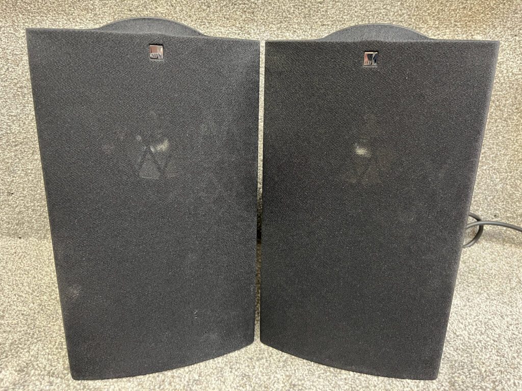 KEF iQ3 (SP3500) BOOKSHELF SPEAKERS Black Cabinet. Tested | eBay