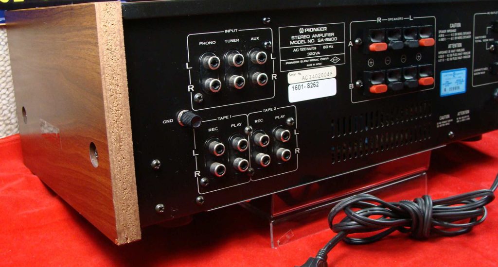Innovative Audio Pioneer SA-6800 back left – Innovative Audio