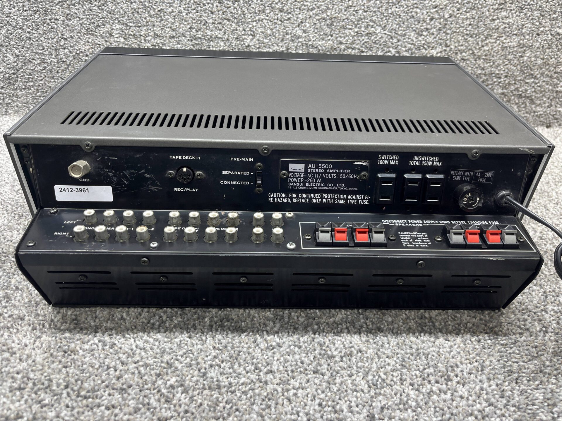 Sansui AU-5500 Integrated Amplifier – Innovative Audio