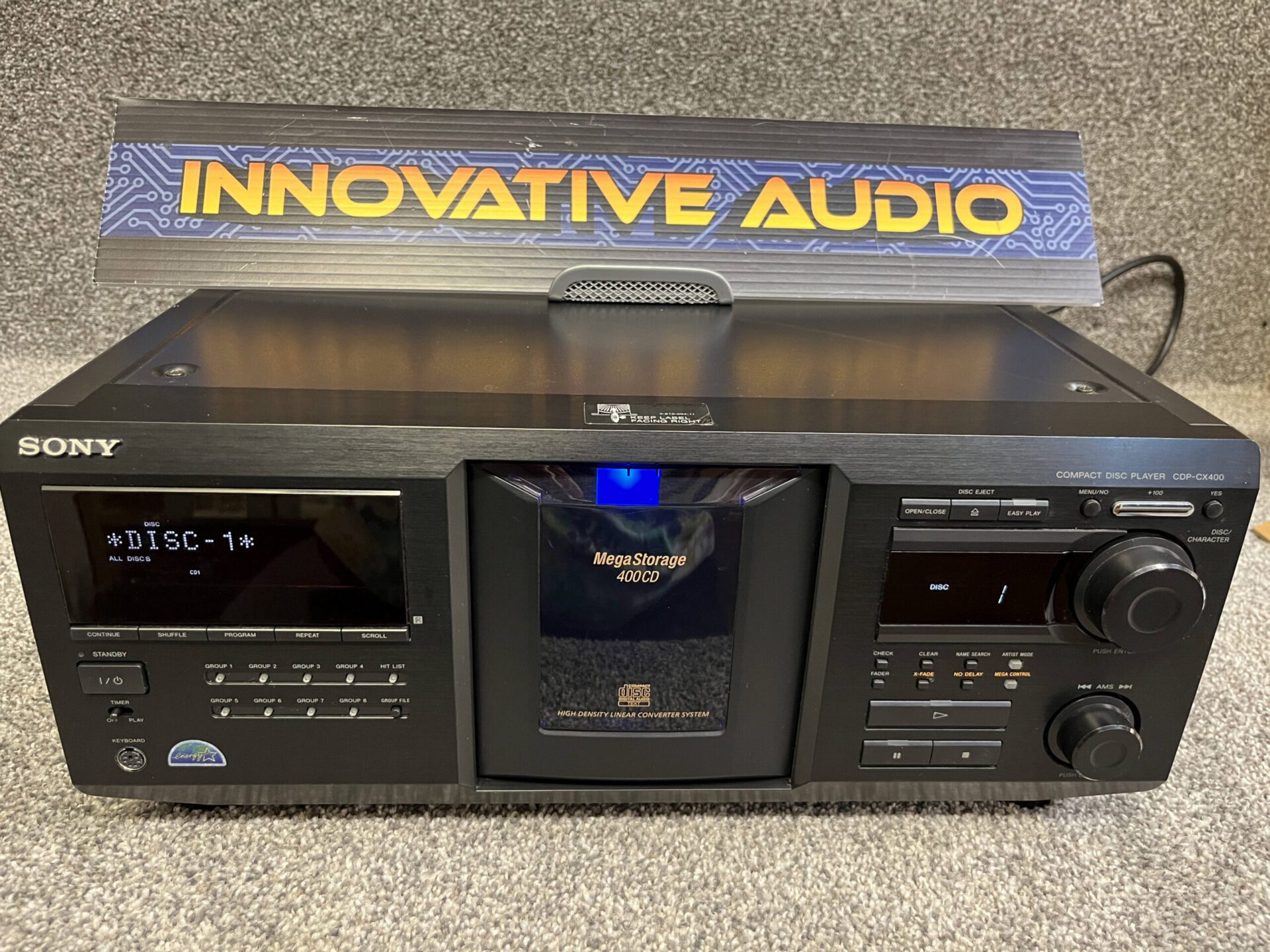 Sony CDPCX400 400disc CD Player Innovative Audio